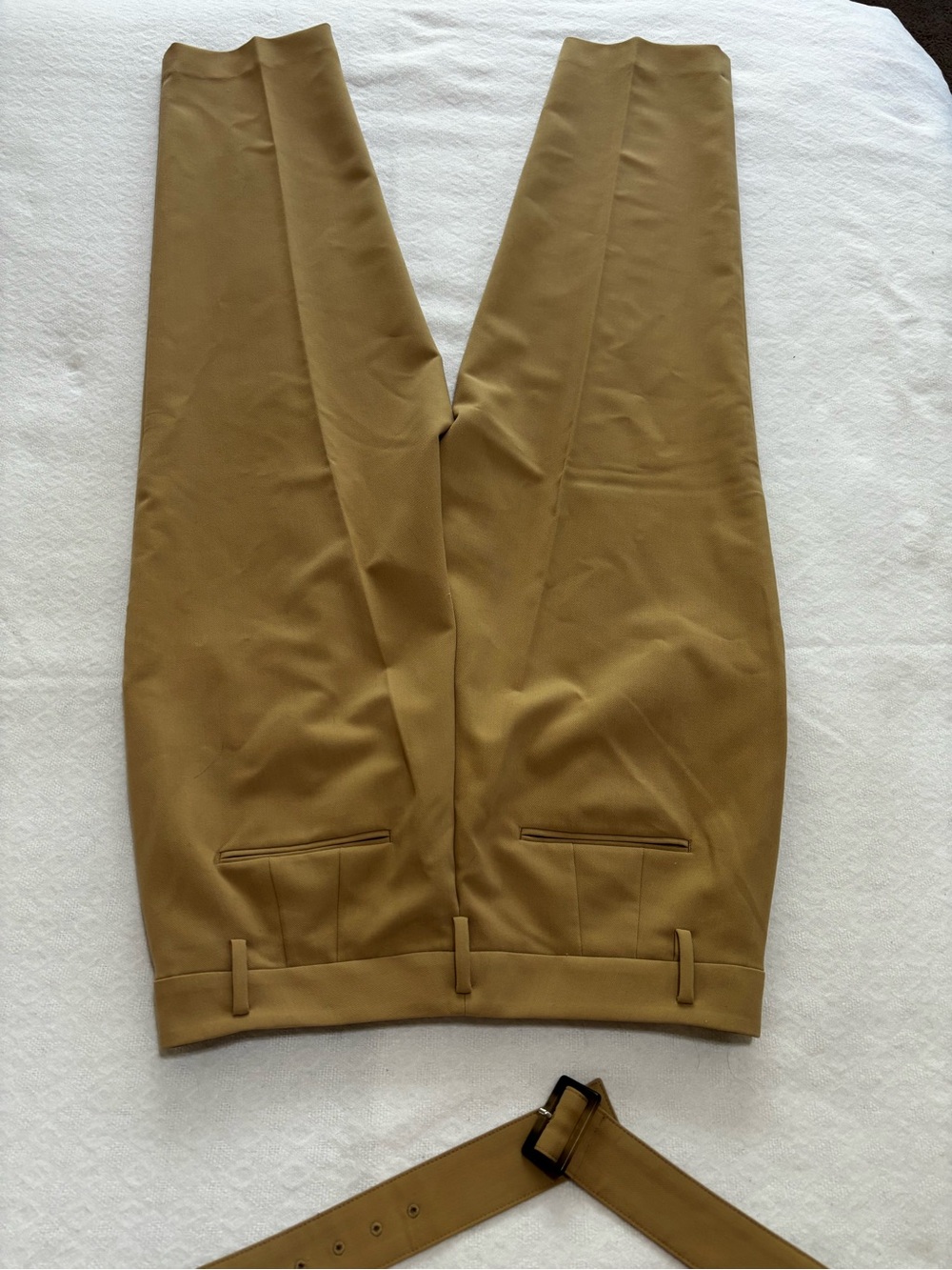 Ann Taylor Women's Dress Pants and Matching Belt in Camel - Picture 8 of 8
